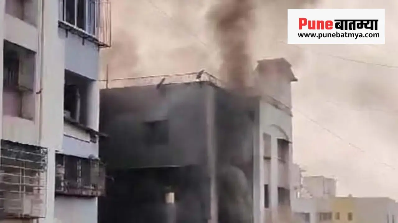 Pune News Fire in apartment in Kondhwa; Senior citizen dies, one injured